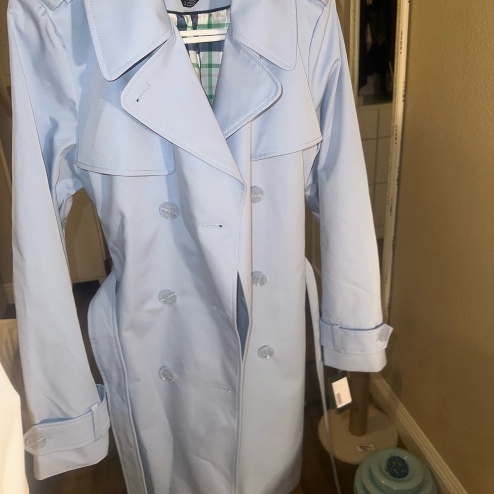 Kate Spade Sky Blue Trench Coat